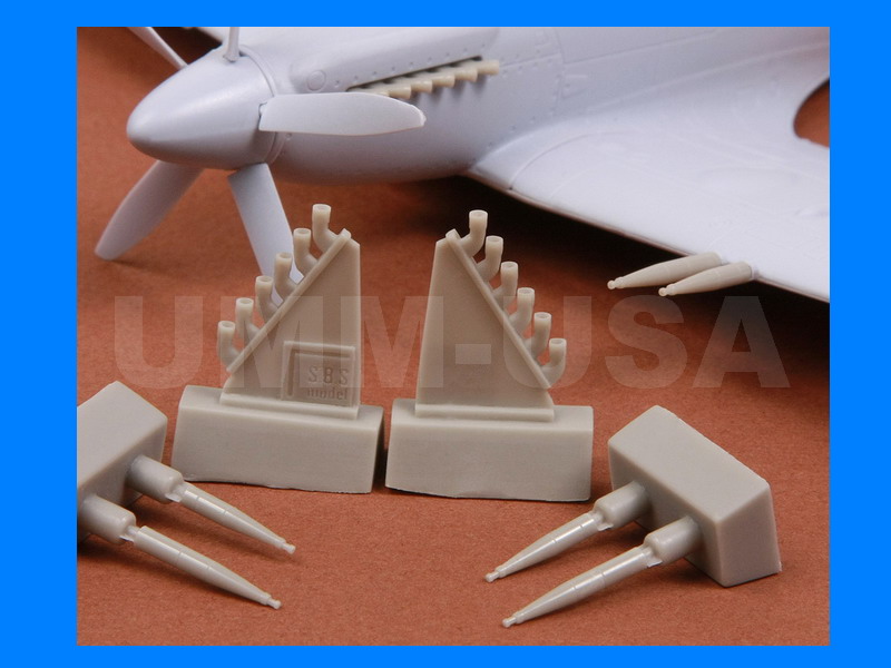 SBS72010  Spitfire F Mk. 22 exhaust & guns 1/72
